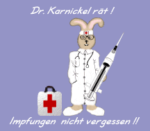 Kaninchen impfen nicht vergessen!